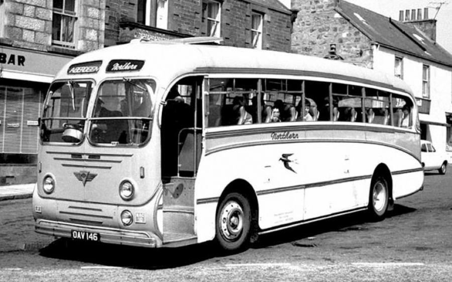 AEC Reliance MU3RV Burlingham Seagull (C41F) (UK) '1957